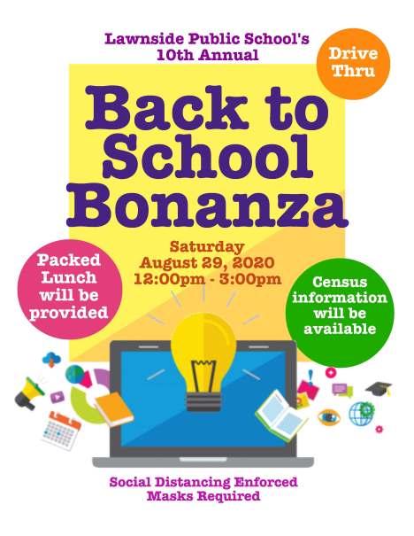 lawnside back to school 2020 flier